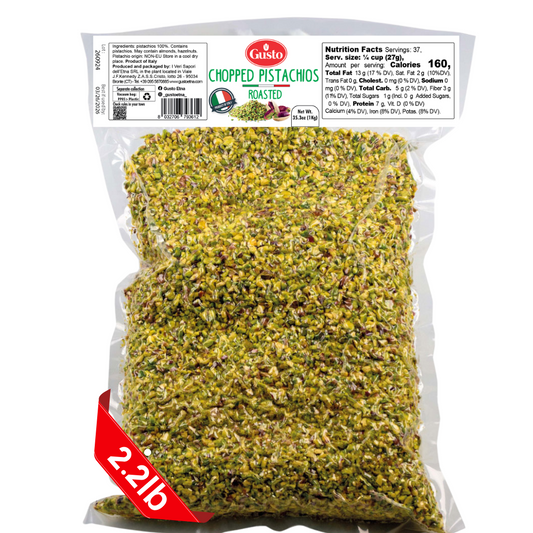 Gusto Etna, Pistachios Roasted Chopped, 2.2 lb (1 kg)