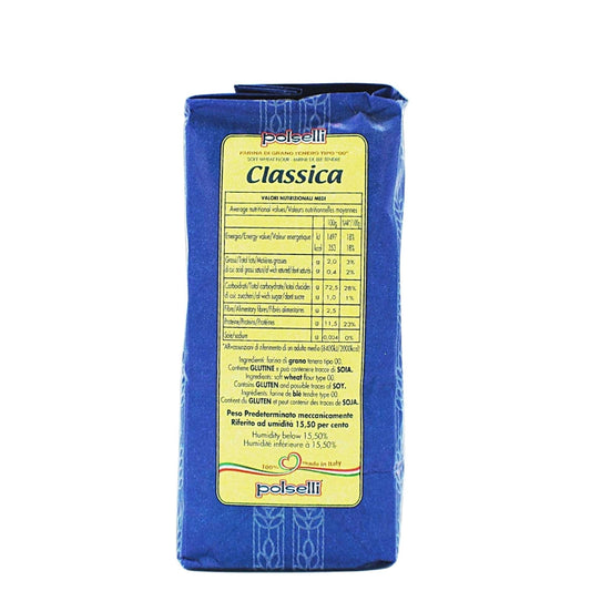 Polselli, Classica Tipo 00 Pizza Flour, Neapolitan, 2.2 lb (1kg)