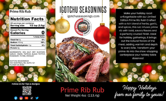 Prime Rib Rub 5.5 oz Holiday Limited Edition