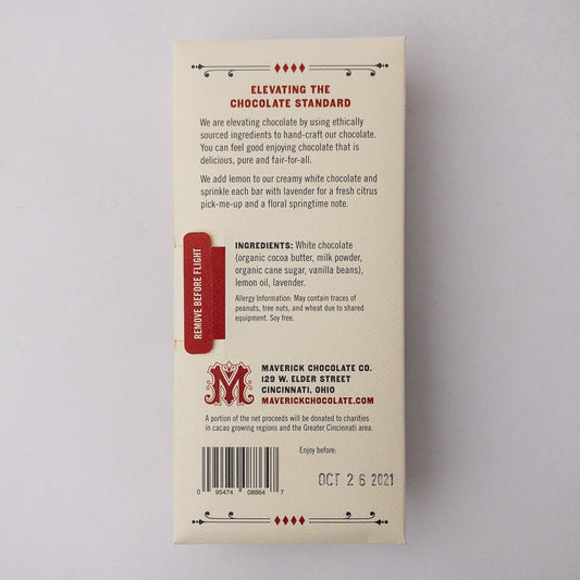 Lemon Lavender White Chocolate