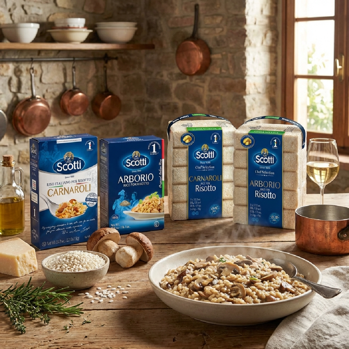 Riso Scotti, Arborio Rice, 1 lb (500 g)