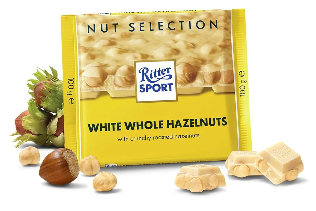 RITTER SPORT White Hazelnut 10 pack