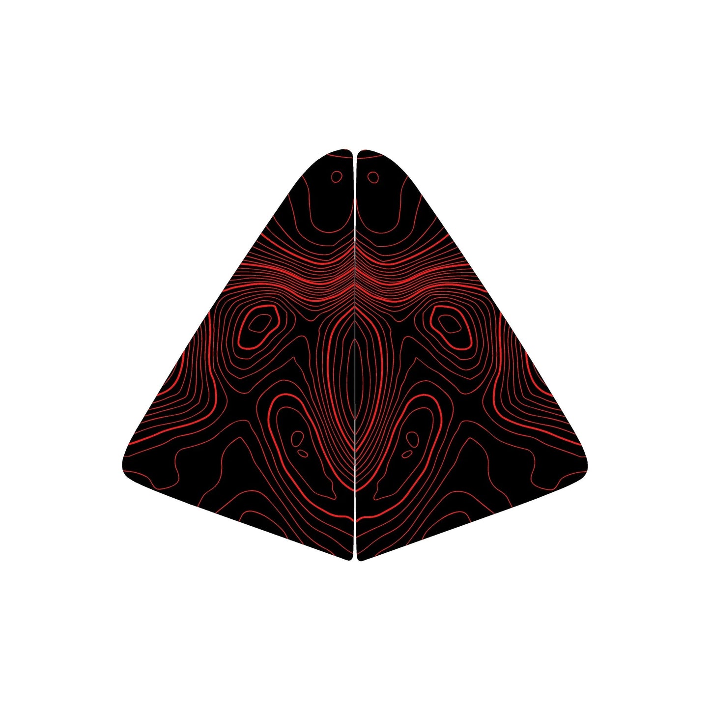 Topographic Rear Vent Window Overlay (Perforated) - 2025+ 4Runner