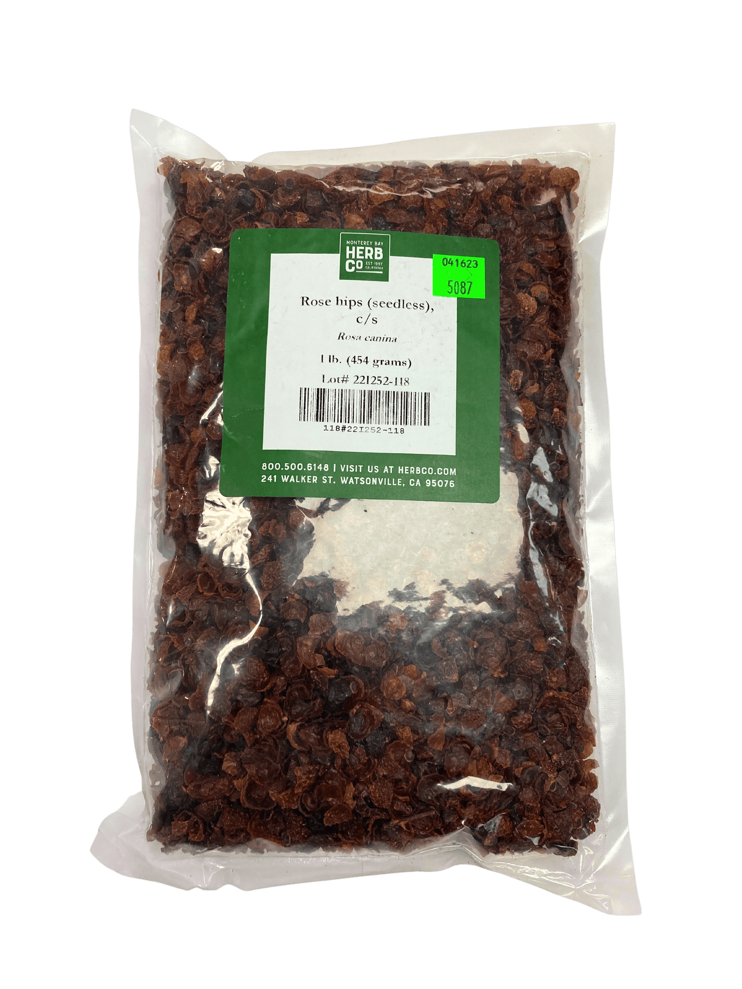 Rosehips Seedless, Cut, Sifted