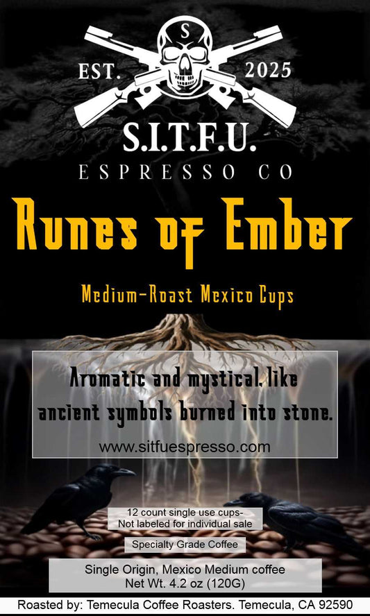 Runes of Ember Mexico Single Serve Cups