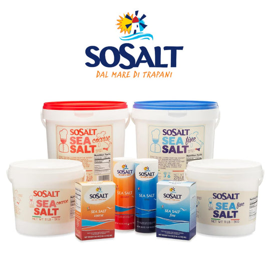 SoSalt, Coarse Natural Sea Salt, Sicilian, 27 lb (12.5kg)
