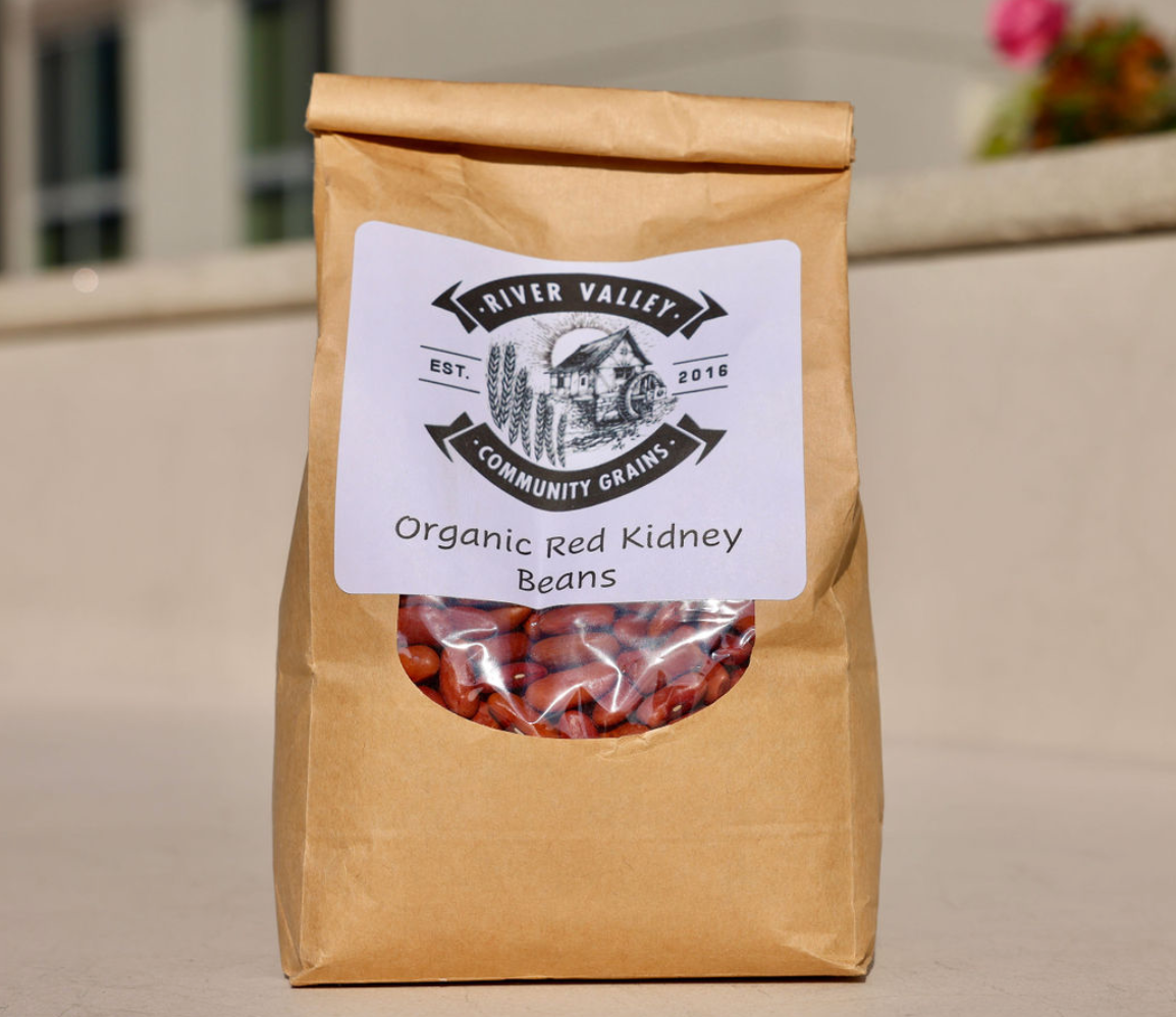 River Valley Community Grains Organic Red Kidney Beans Bag - 6 bags x 2 LB case