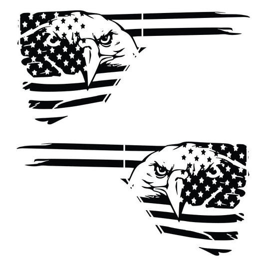 Eagle Flag Jeep Graphic
