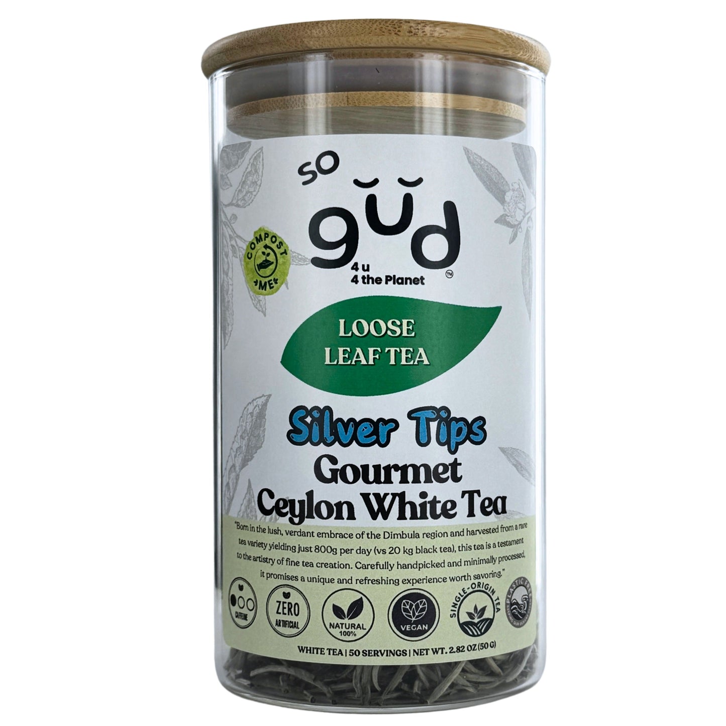 Ceylon Silver Tips Tea | Loose Leaf White Tea