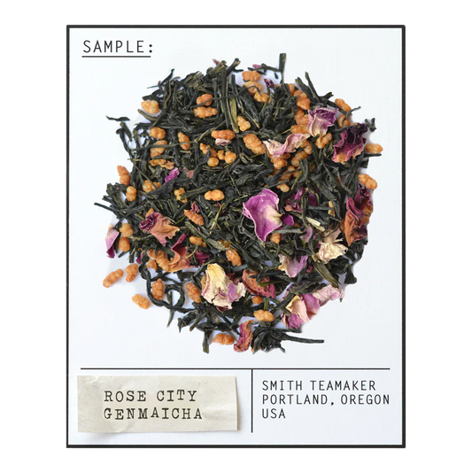SMITH TEAMAKER - ROSE CITY GENMAICHA GREEN TEA BLEND NO. 1912 (LOOSE LEAF, 1 LB)
