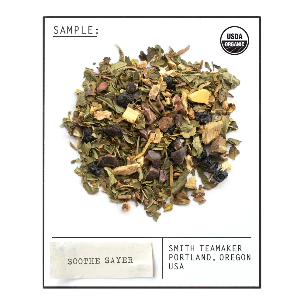 SMITH TEAMAKER - ORGANIC SOOTHE SAYER BLEND NO. 15 (100 CT SACHETS)