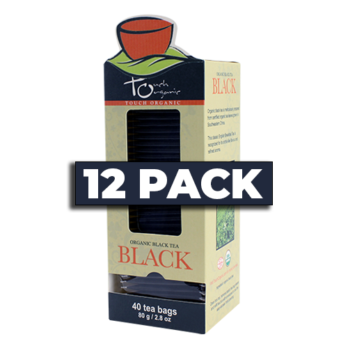 Touch Organic - TRADITIONAL ORGANIC BLACK TEA 40 bags - 12 PACK CASE