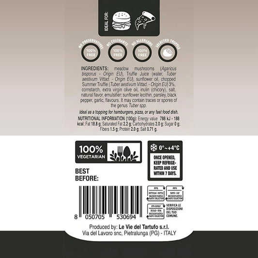 GL Truffle Gourmet, Sauce, with Meadow mushrooms, Truffle Juice, 33. oz