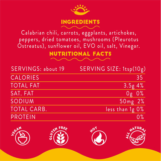 TuttoCalabria Miscela Esplosiva Hot Chili Spread – 9.8 oz