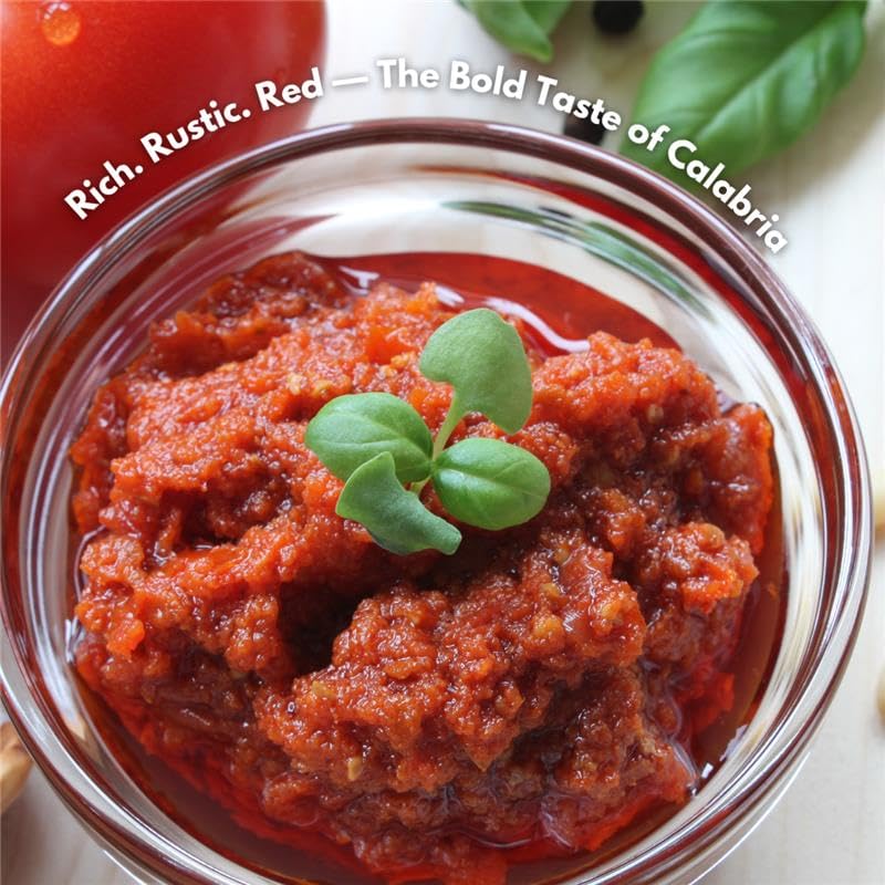 TuttoCalabria, Red pesto with dried tomatoes, 6.5 oz (185g)