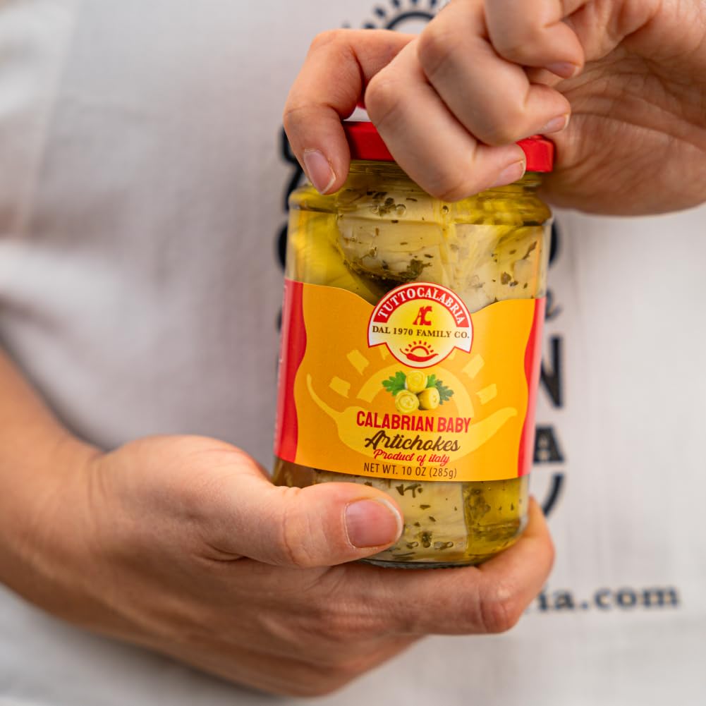 TuttoCalabria, Calabrian Baby Artichokes, 10oz (285g)