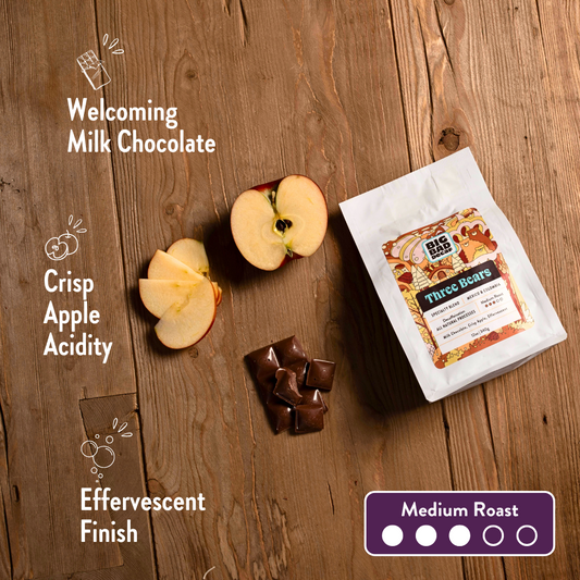 Three Bears | Signature Decaf Blend | Colombia & Mexico | Naturally Decaffeinated