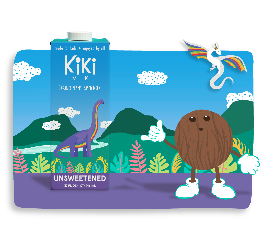 Unsweetened Kiki Milk • 32 fl oz • Pack of 6 by Kiki Milk