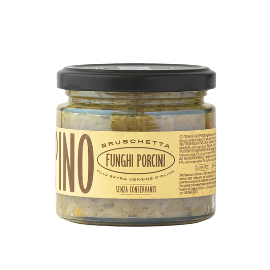 Famiglia Crispino Porcini Mushroom Bruschetta Spread — Wild Italian Funghi