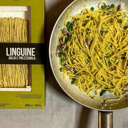 Linguine Aglio e Prezzemolo (with Garlic and Parsley) - A Symphony of Flavors
