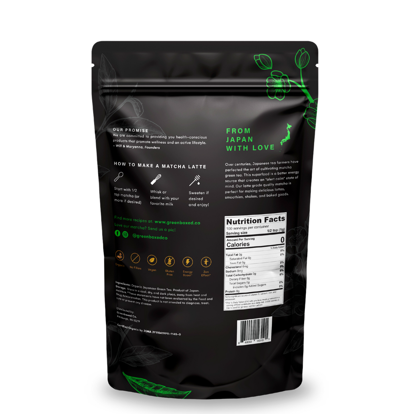 Latte Grade Matcha — 3.52 oz.