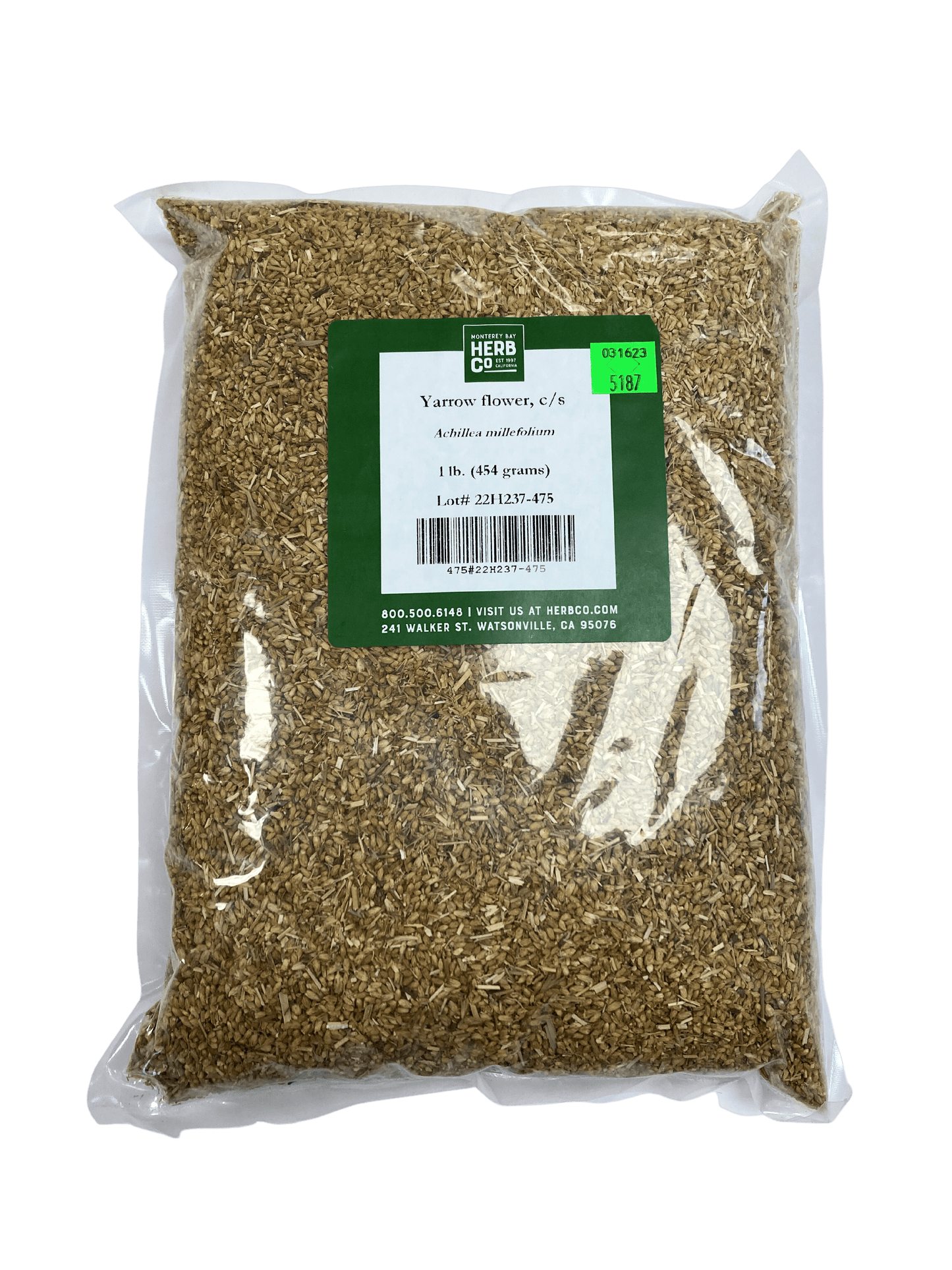 Yarrow Flowers, Cut, Sifted