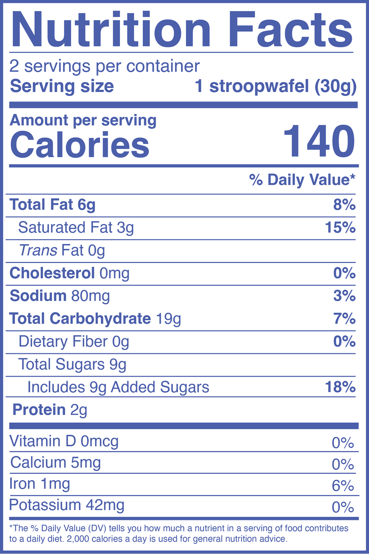 Stroop Club Apple Pie Caramel Plant Based and Organic Stroopwafels Box - 12 packs x 2-pack case