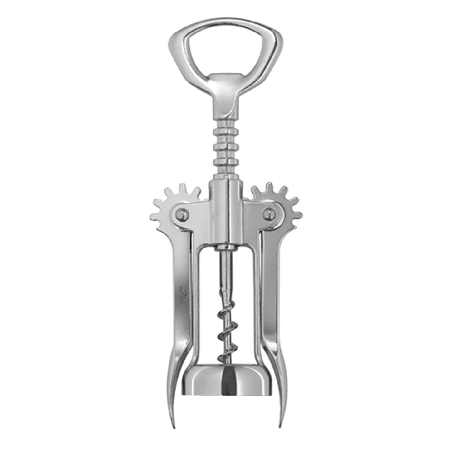 Chrome Plated Auger Winged Corkscrew