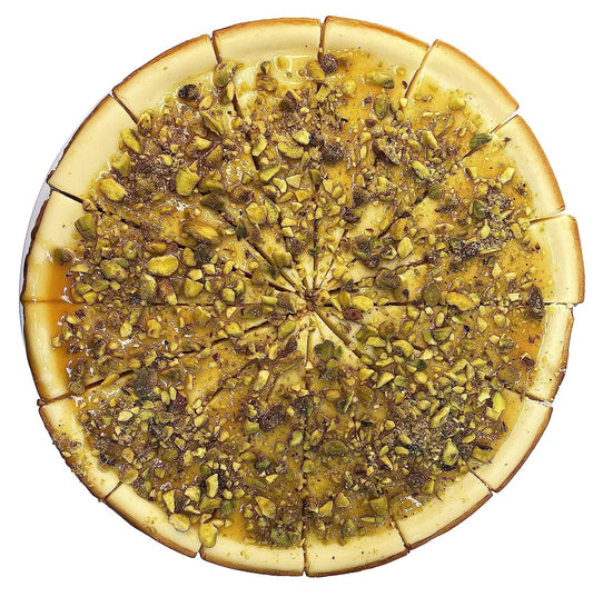 Andy Anand Caramel Pistachios Cheesecake 9" - The Best Cheesecake - Made with Fresh Ingredients and Love (2.6 lbs)
