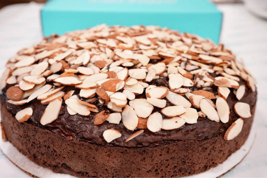 Andy Anand Exquisite 9" Chocolate Almond Cake: Freshly Crafted in Traditional Style - Amazing Decadent Cakes From Bakery (2.5 lbs)