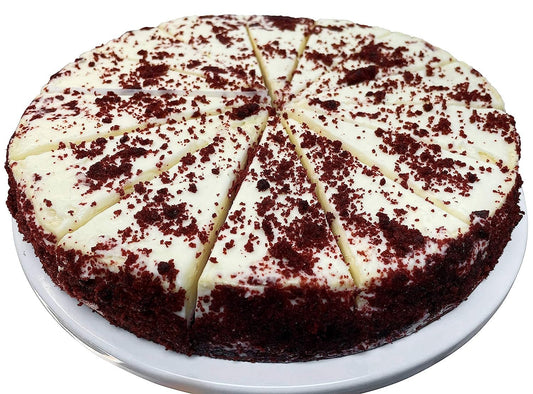 Andy Anand Red Velvet Cheesecake 9" Freshly Baked Classic Cheesecake - A Timeless Dessert for Any Occasion (2 lbs)