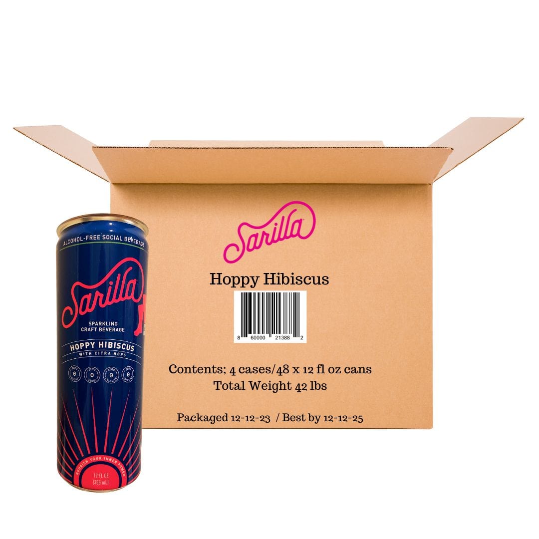 Sarilla Hoppy Hibiscus Alcohol-Free Spritzer - 12 Cans