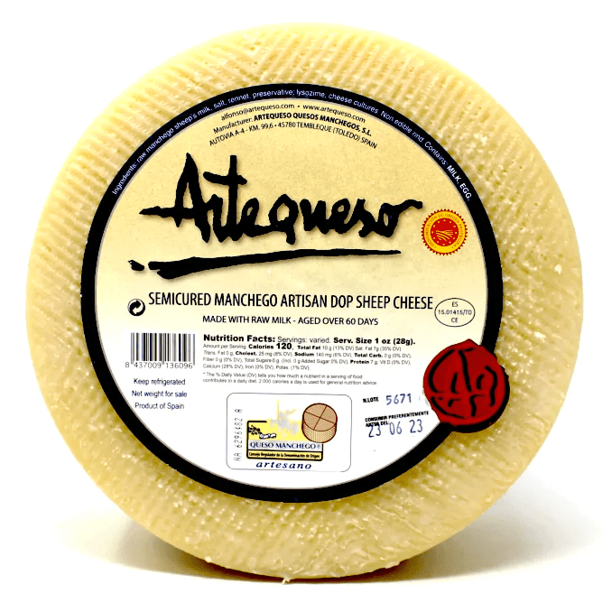 Artequeso - Manchego Sheep Cheese (8OZ)