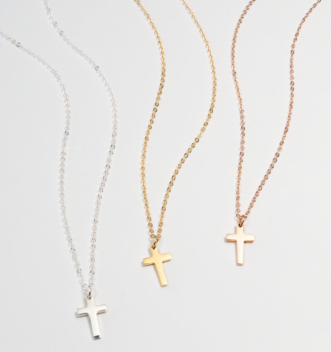 Tiny Cross Necklace
