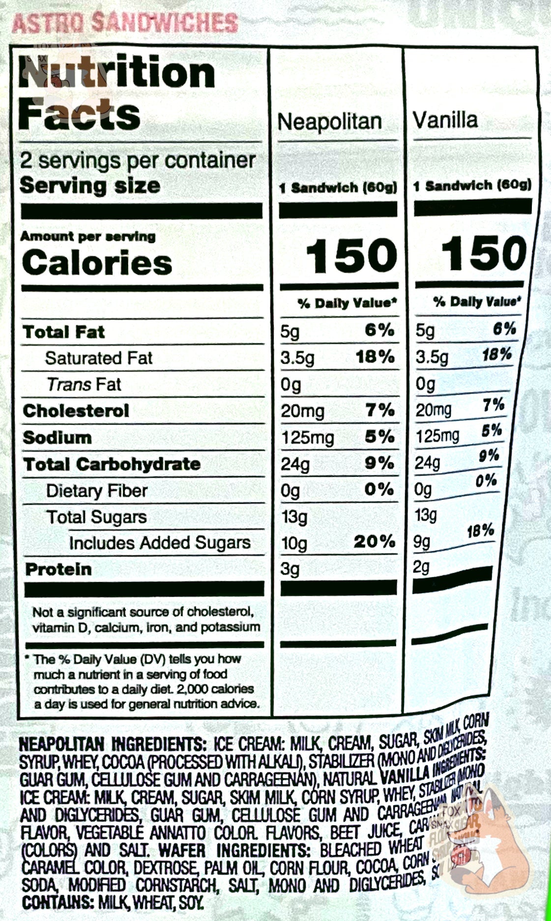 Andersen's Astro Sandwiches