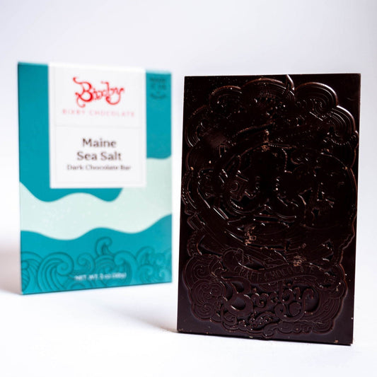 Organic Dark Chocolate Maine Sea Salt Bar
