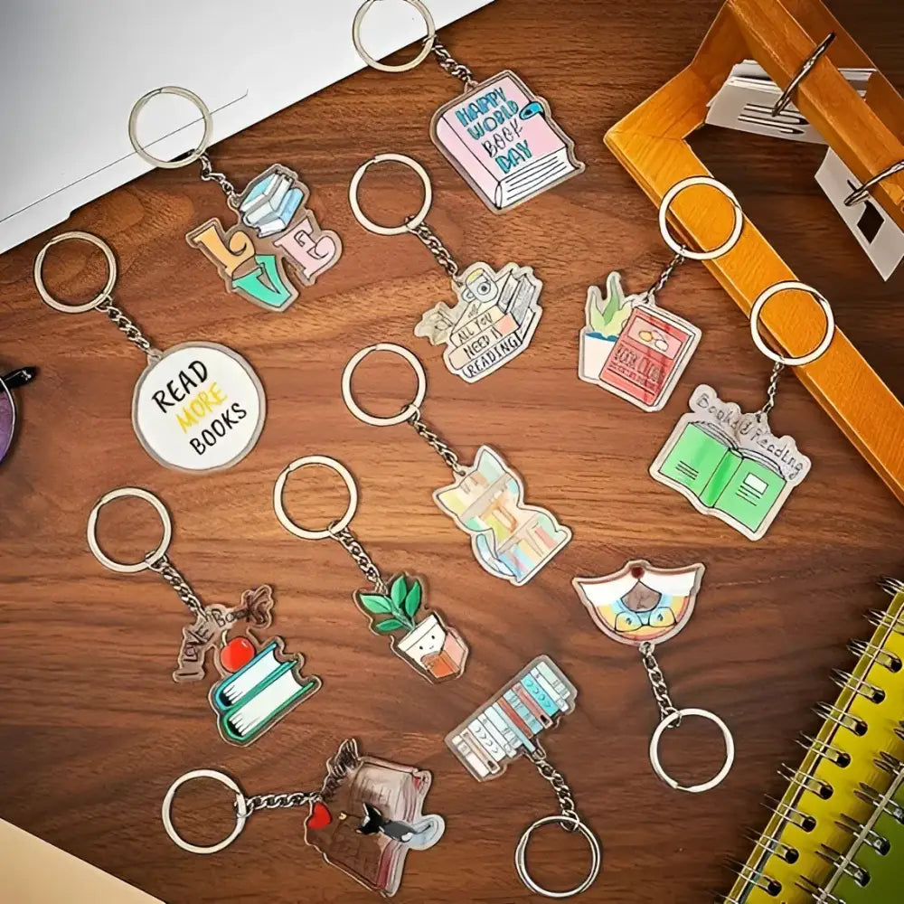 Bookish Keychain - 1 Keychain