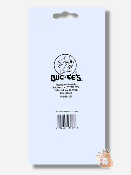 Buc-ee's Beaver Nuggets Scratch n' Sniff Stickers
