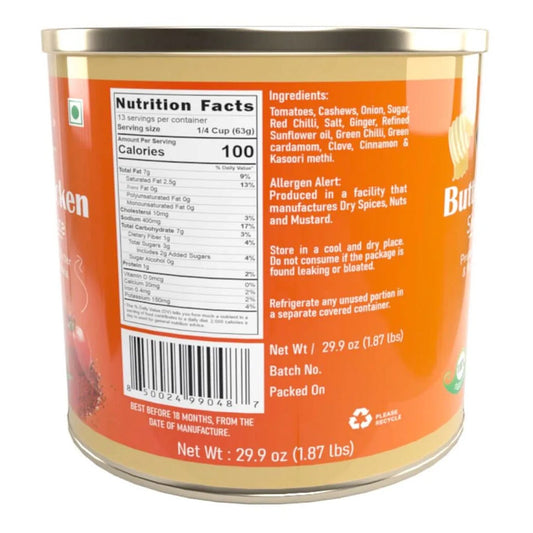 BUTTER CHICKEN SIMMER SAUCE 14 oz