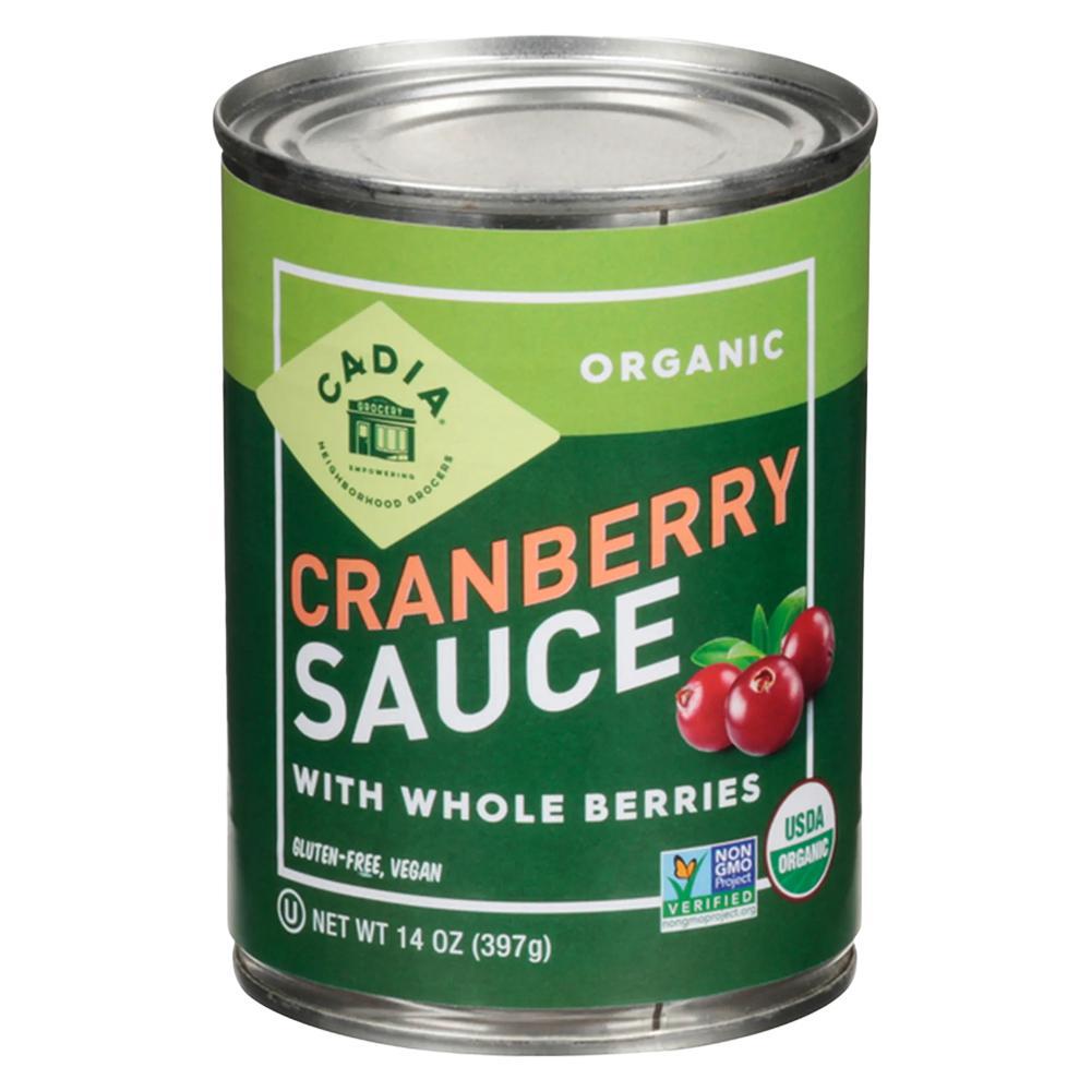 CADIA - Organic Cranberry Sauce w/ Whole Berries (14OZ)