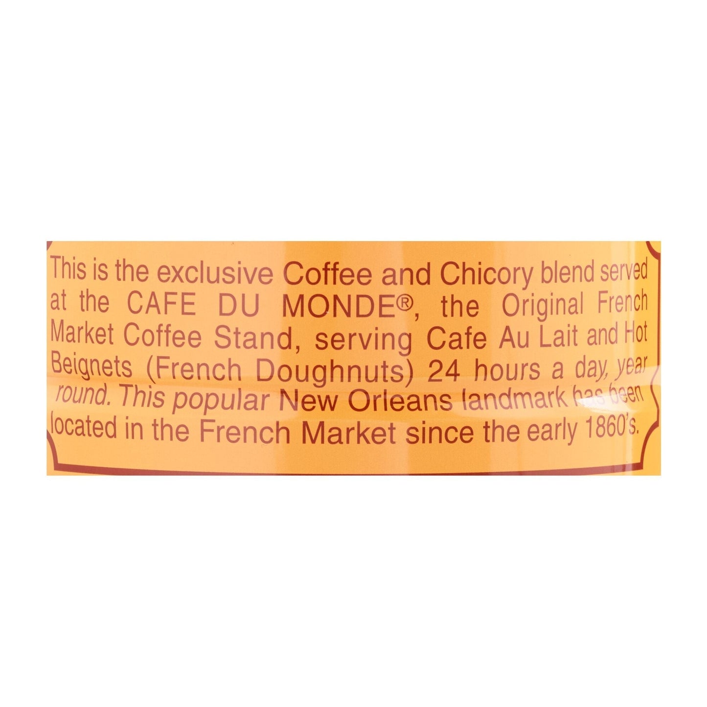 Cafe Du Monde Coffee Chicory, 15 Ounce Ground