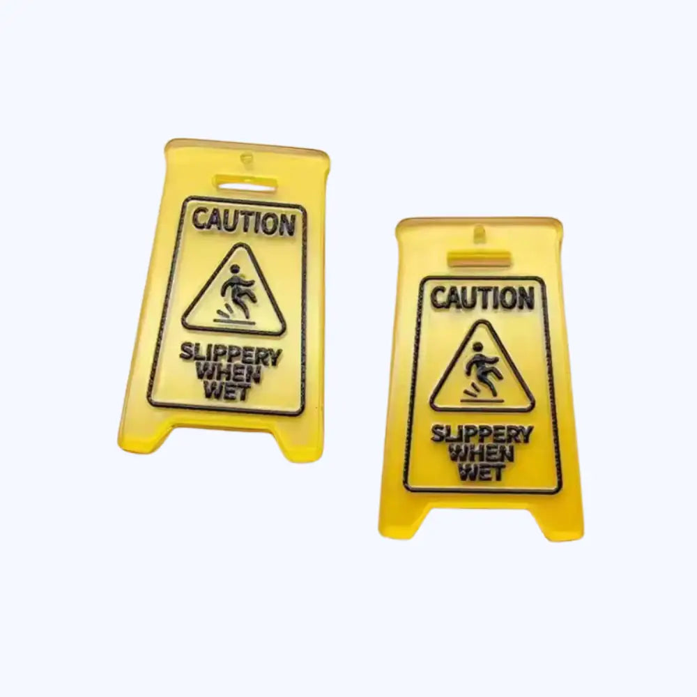 Caution, Slippery When Wet–USB-C Dust Plug Charm for Kindle, Phones, and Tablets