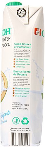 Chaokoh 100% Naturally Rehydrate Real coconut water 33.8 fl oz (pack of 12)