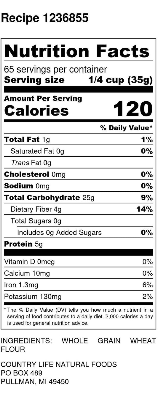 Whole Wheat Flour, Organic
