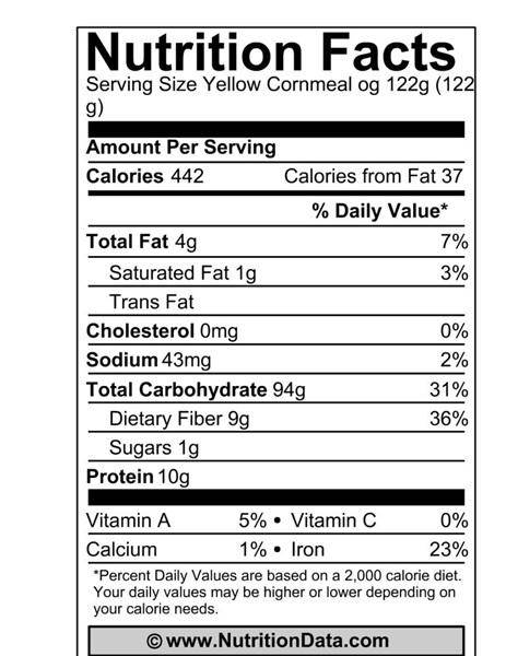 Cornmeal, Yellow, Organic