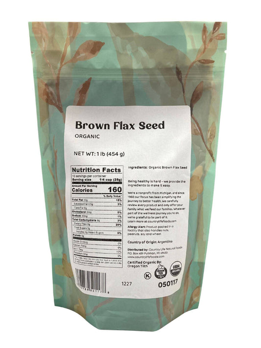 Flax Seeds, Brown, Organic