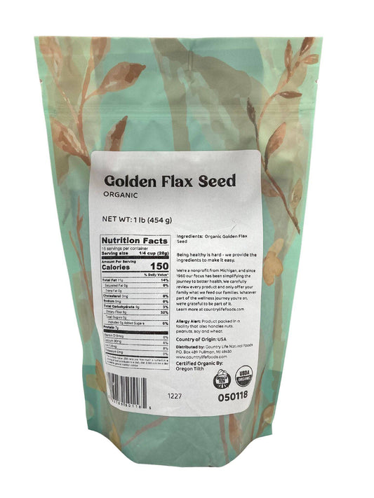 Flax Seeds, Golden, Organic