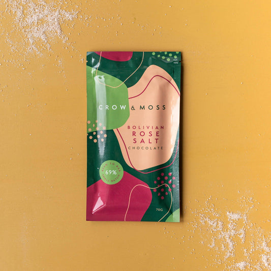 Bolivian Rose Salt Chocolate Bar 67% - Case of 15