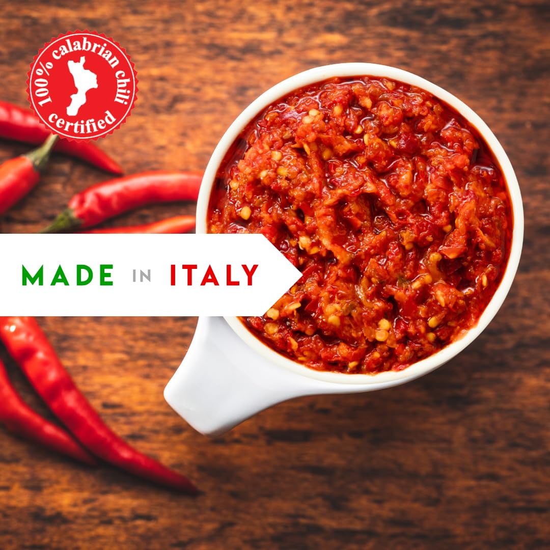 L'Oro Del Sud, Crushed Calabrian Chili Peppers, 10.9 oz (309 g)