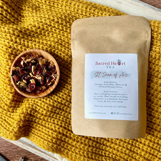 Saint Joan of Arc Orange Tea | Caffeine-Free Herbal Blend